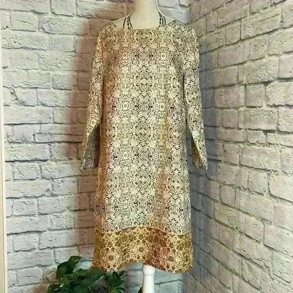 The Limited loose fit dress zippered back pretty pattern Size S - Picture 1 of 6